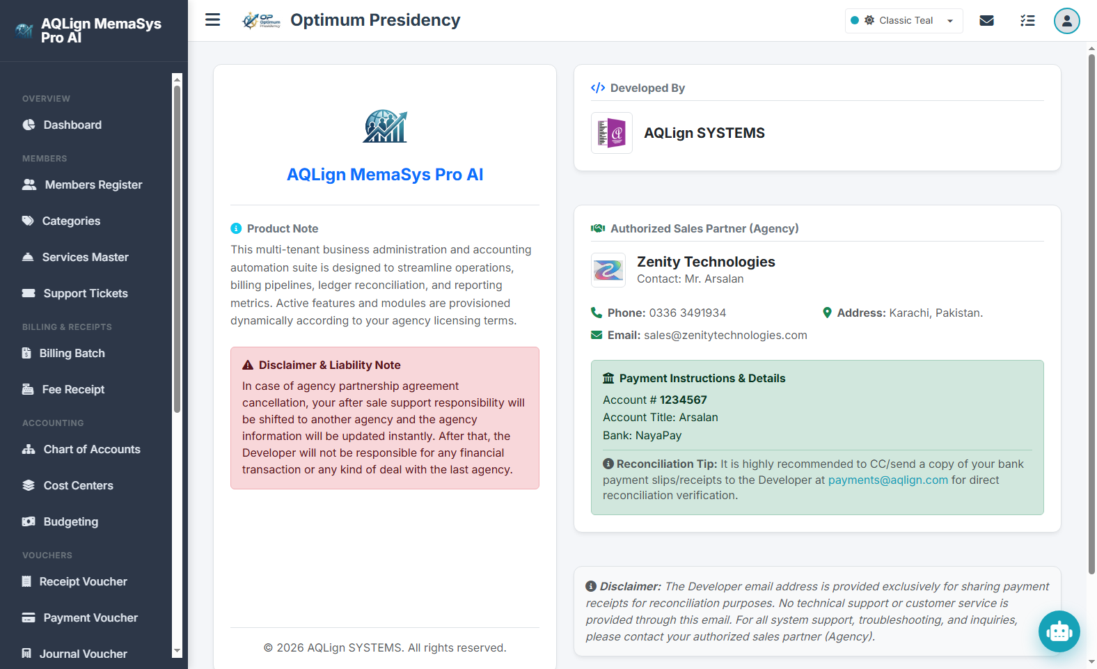 Task Workflows, Database Sovereignty & Partner SLA Screenshot